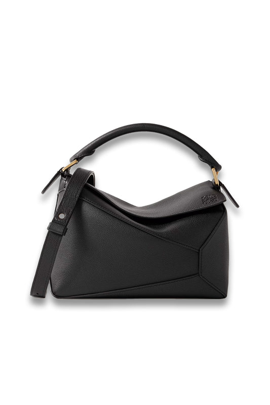 Puzzle Edge small textured-leather shoulder bag