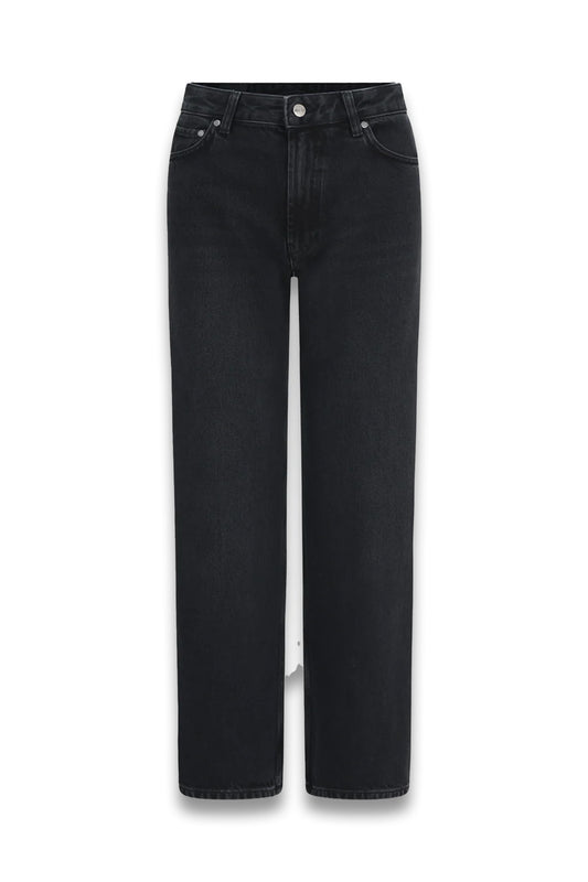 The Seberg Straight Leg Jeans in Black