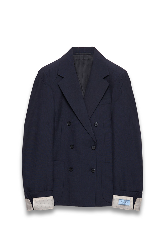 Double-breasted Kid Mohair Jacket