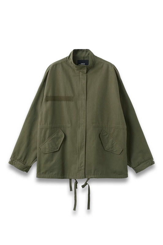 Cotton Jacket With Pockets