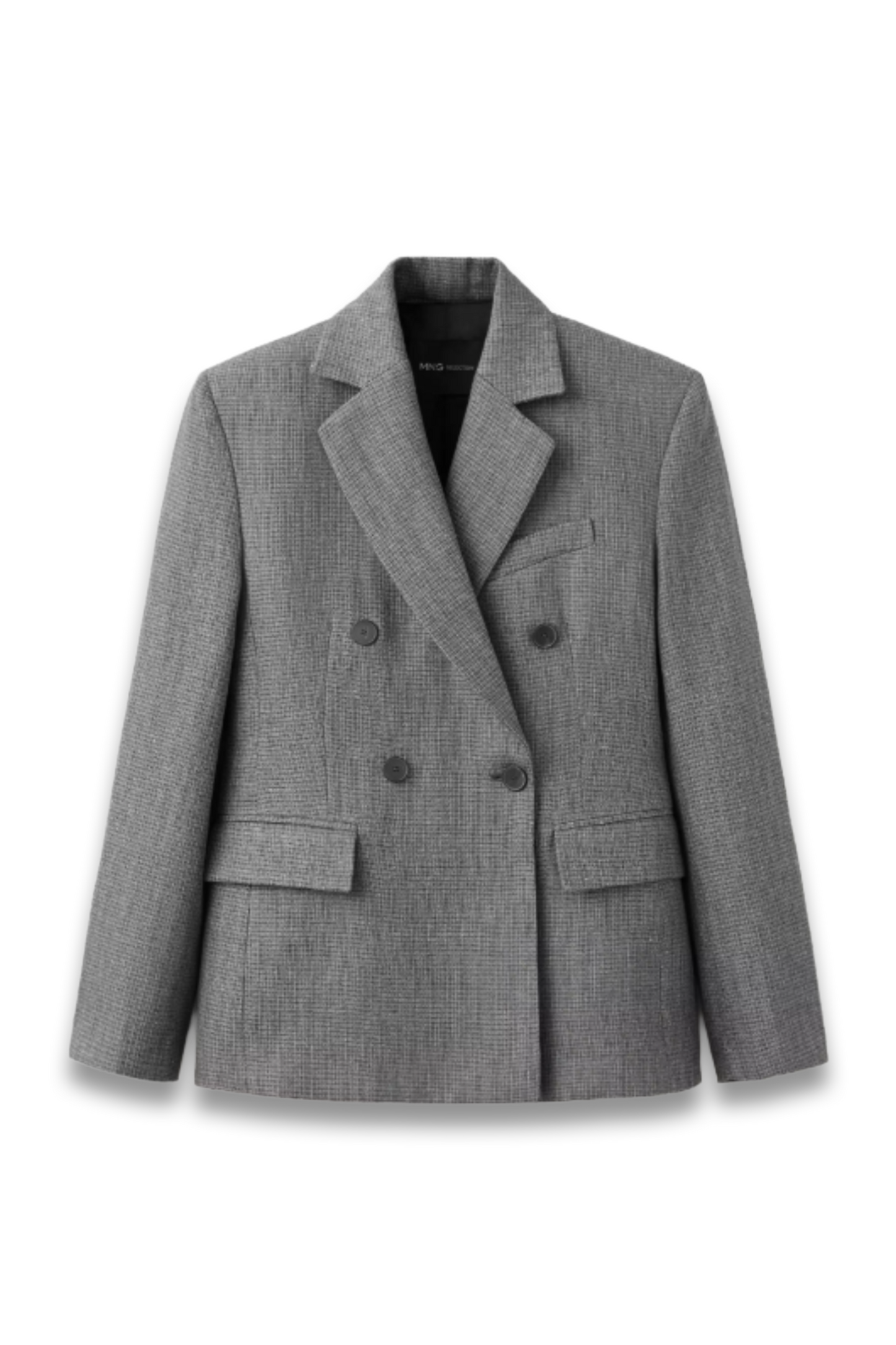 Straight Linen Blend Blazer