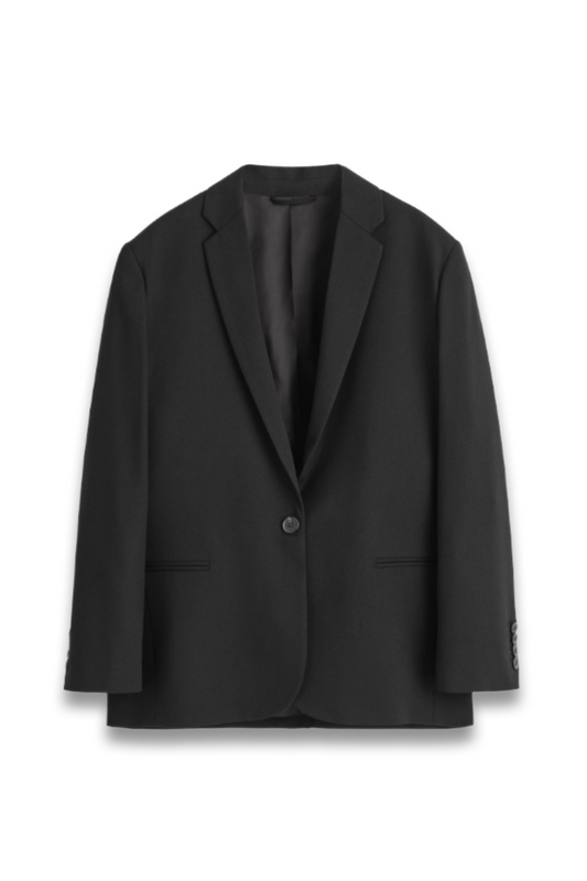 Wool-Blend Blazer