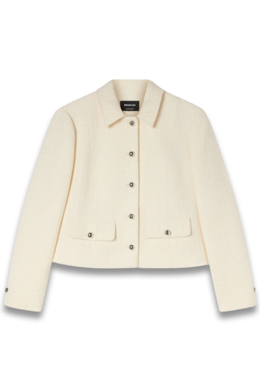 Cropped Boucle Jacket