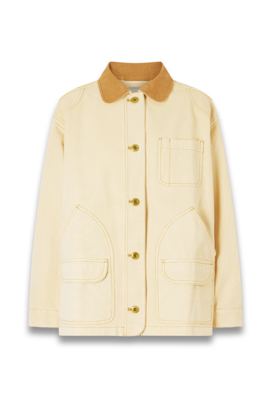 Pascual Corduroy-Trimmed Cotton-Canvas Jacket