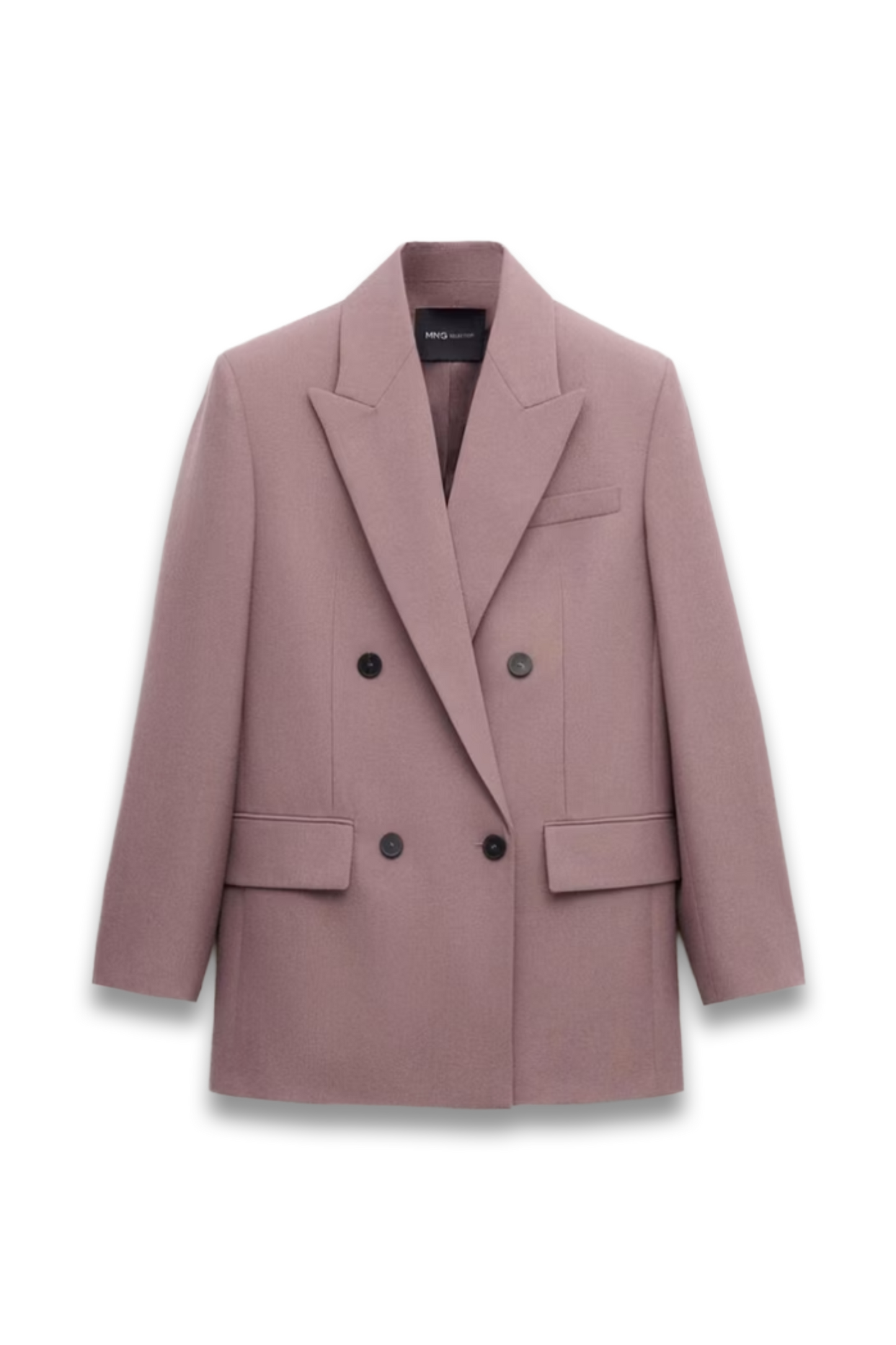 Double Breasted Wool Blend Jacket