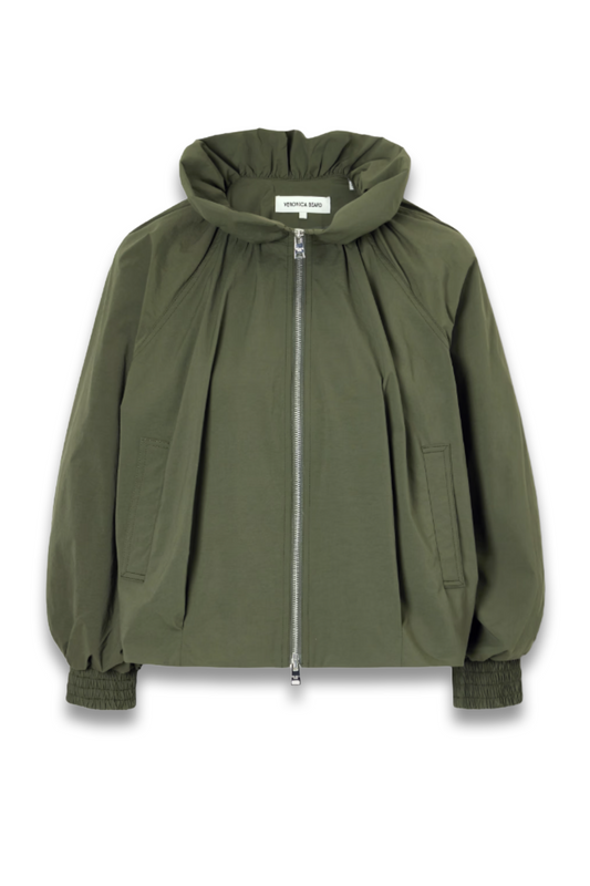 Circe Faille Bomber Jacket