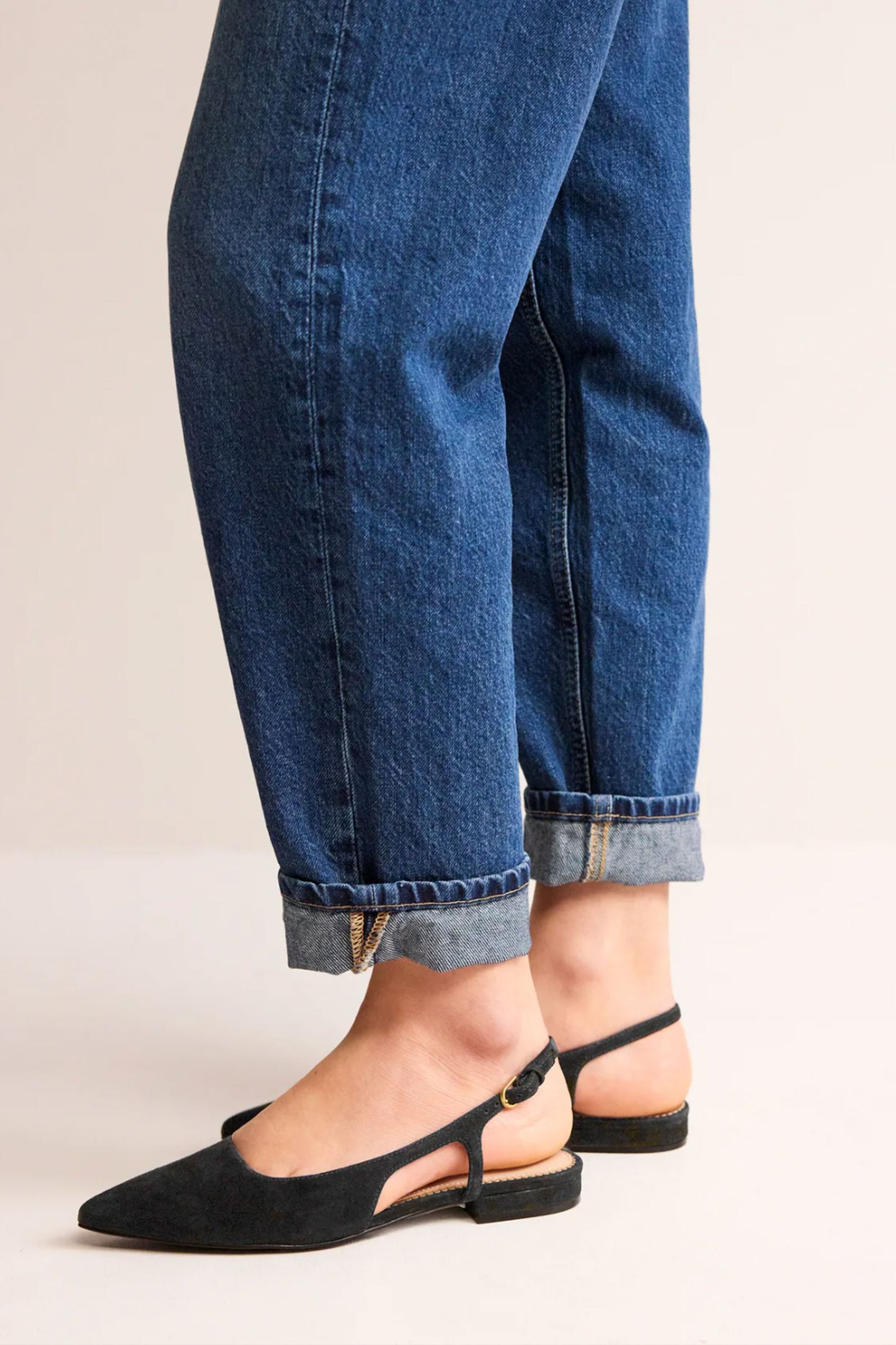 Cut Out Sling Back Flats