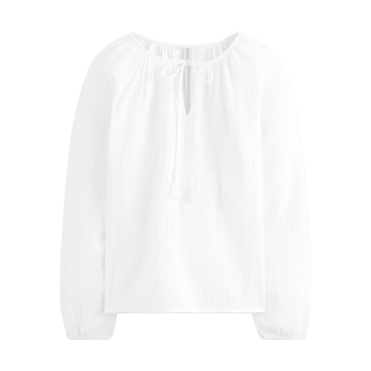 Serena Doublecloth Blouse