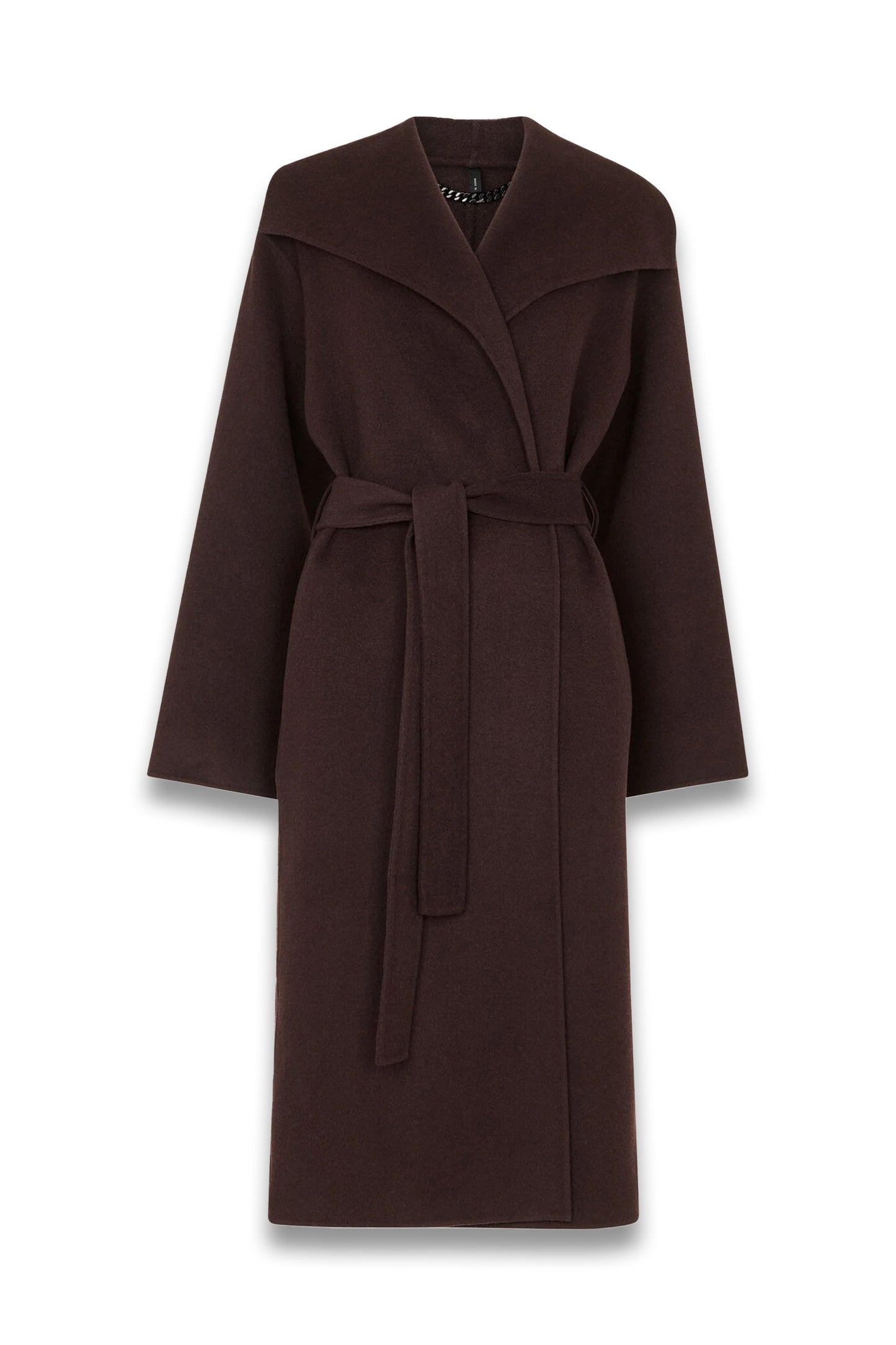 Chocolate Cosima Double Face Coat