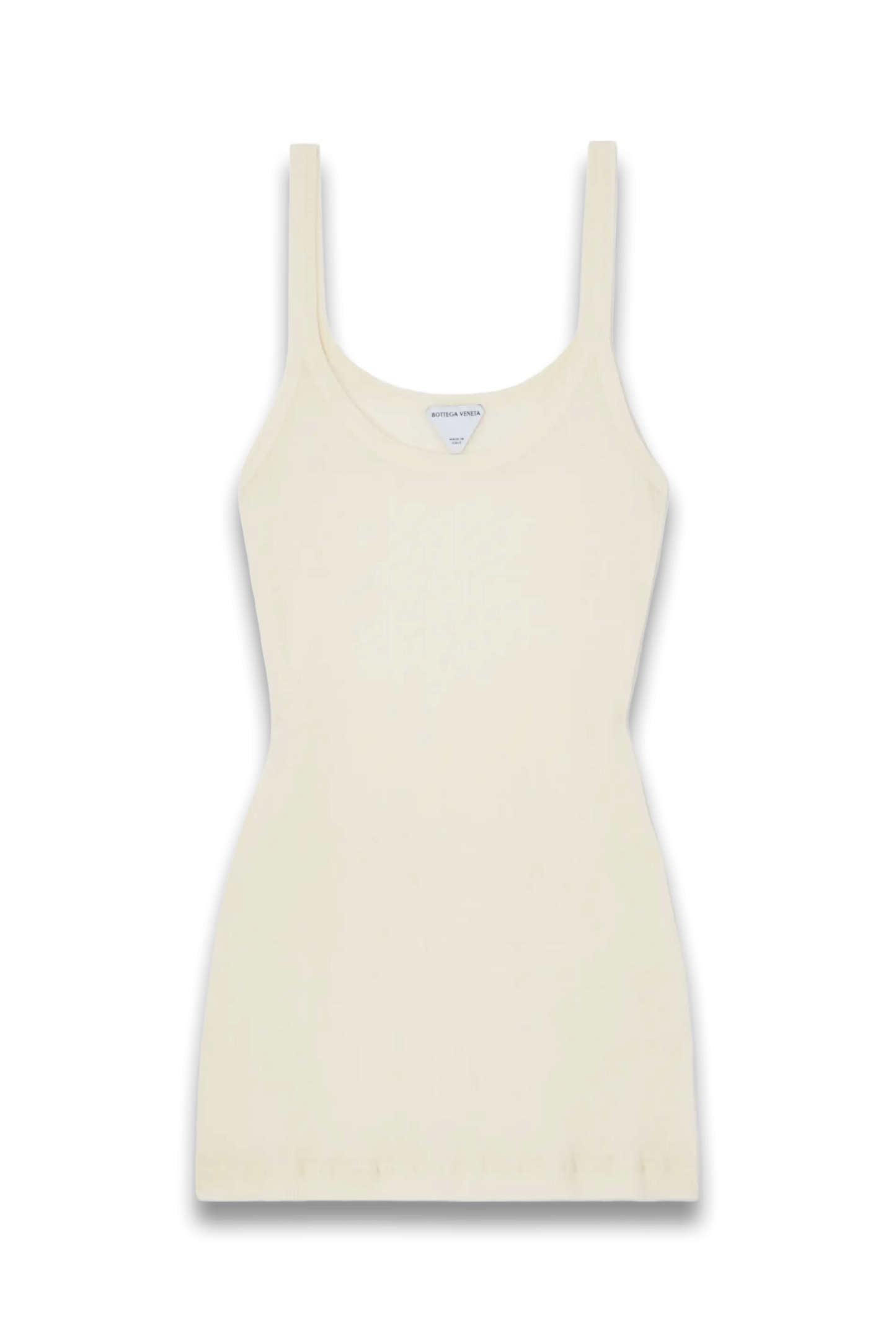 Ribbed Cotton-Blend Tank