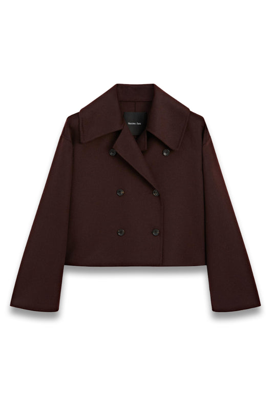 Short Wool Blend Coat