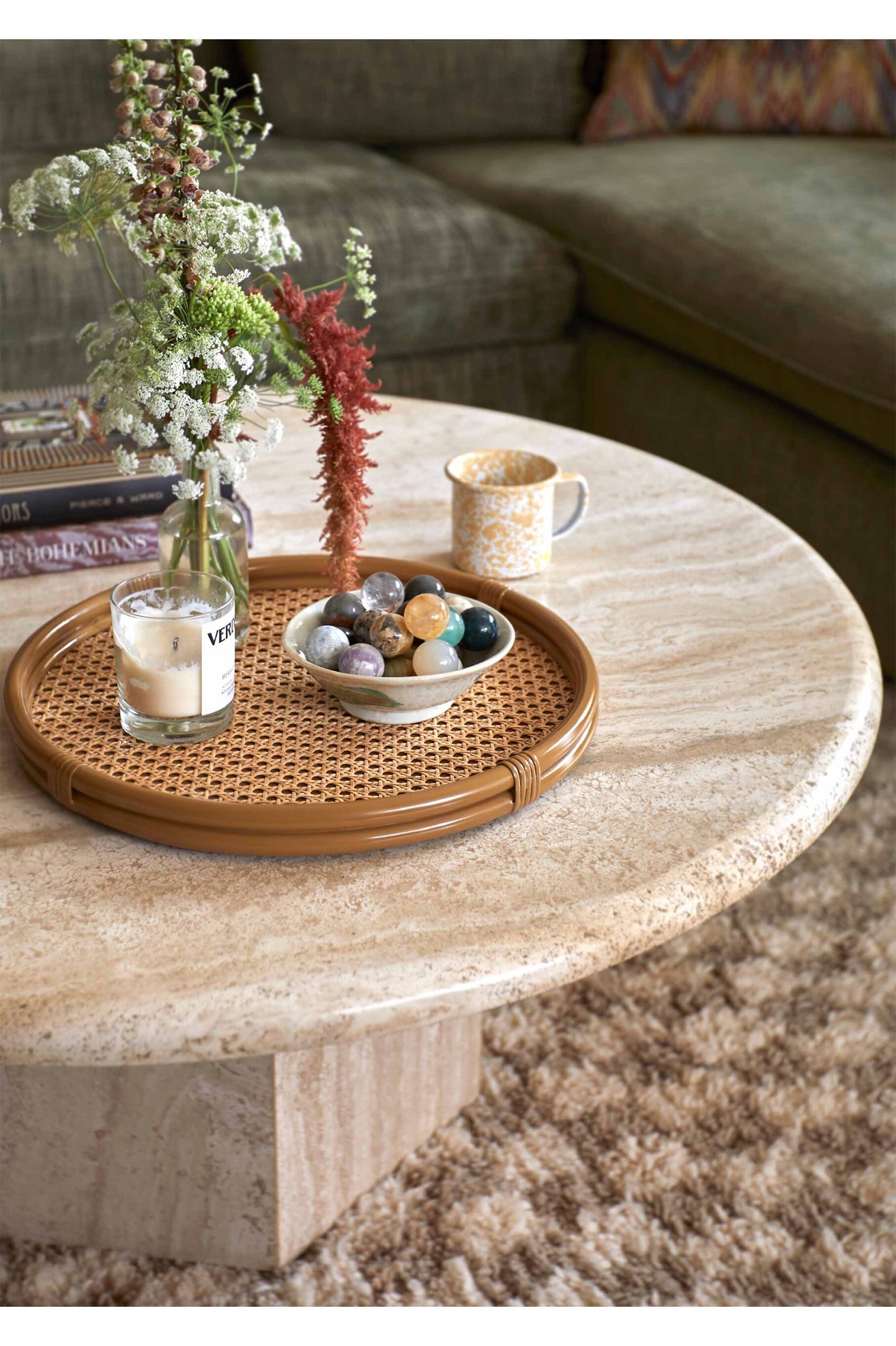 Brown Sugar Circular Tray