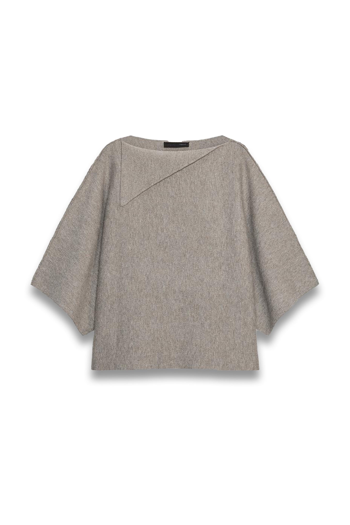 Knit Sweater With Lapel Neck