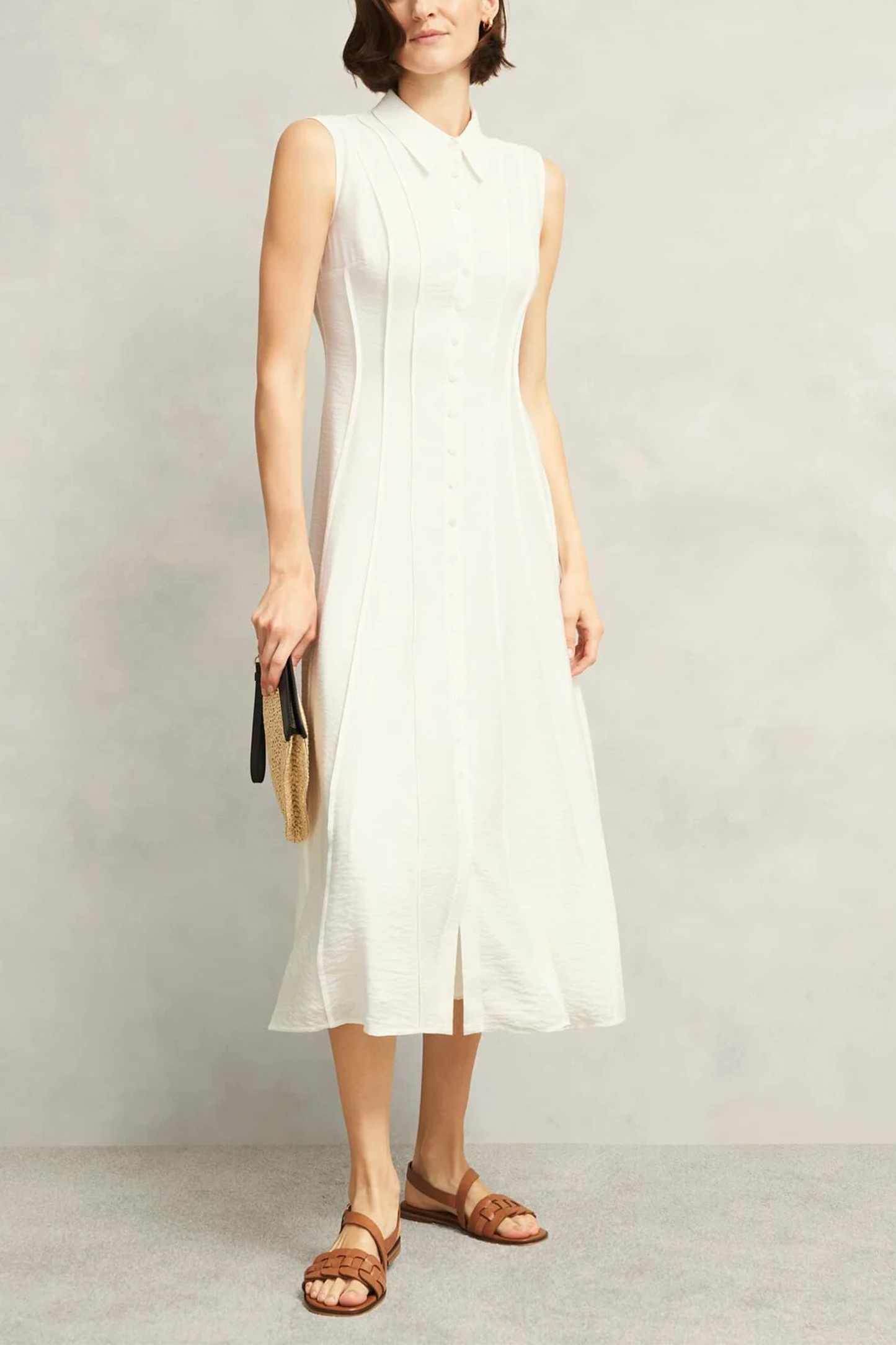 Burghley Seam Detail Shirt Dress