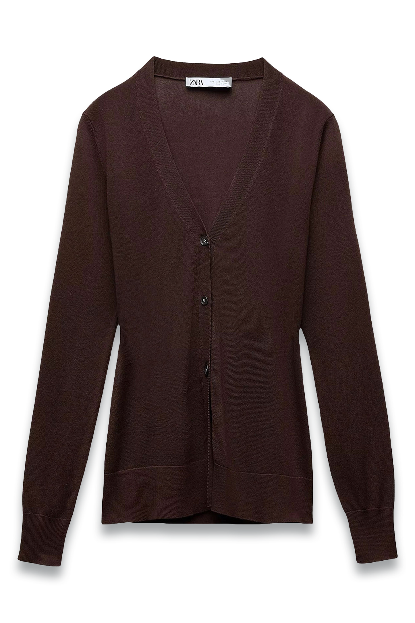Buttoned Knit Cardigan