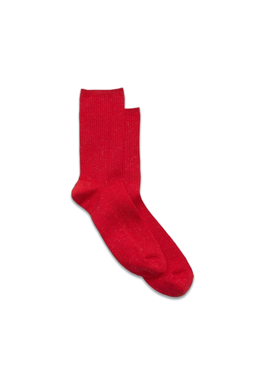 Glitter Rib Crew Socks