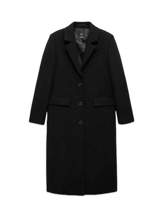 Long Structured Wool Coat