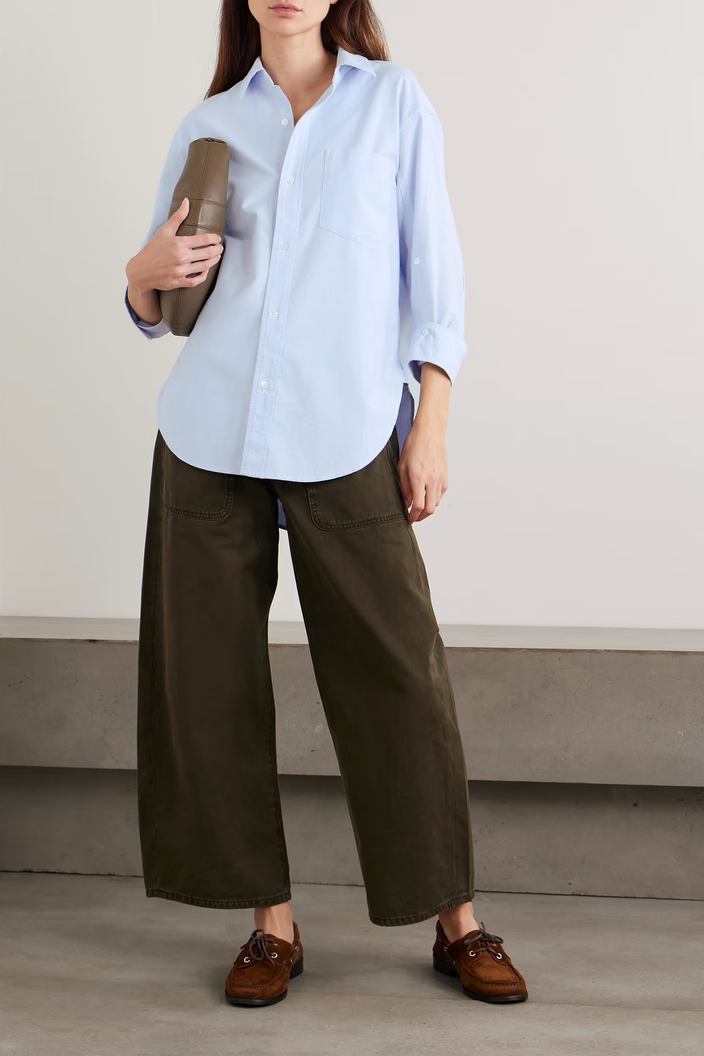 Kayla Cotton Oxford Shirt