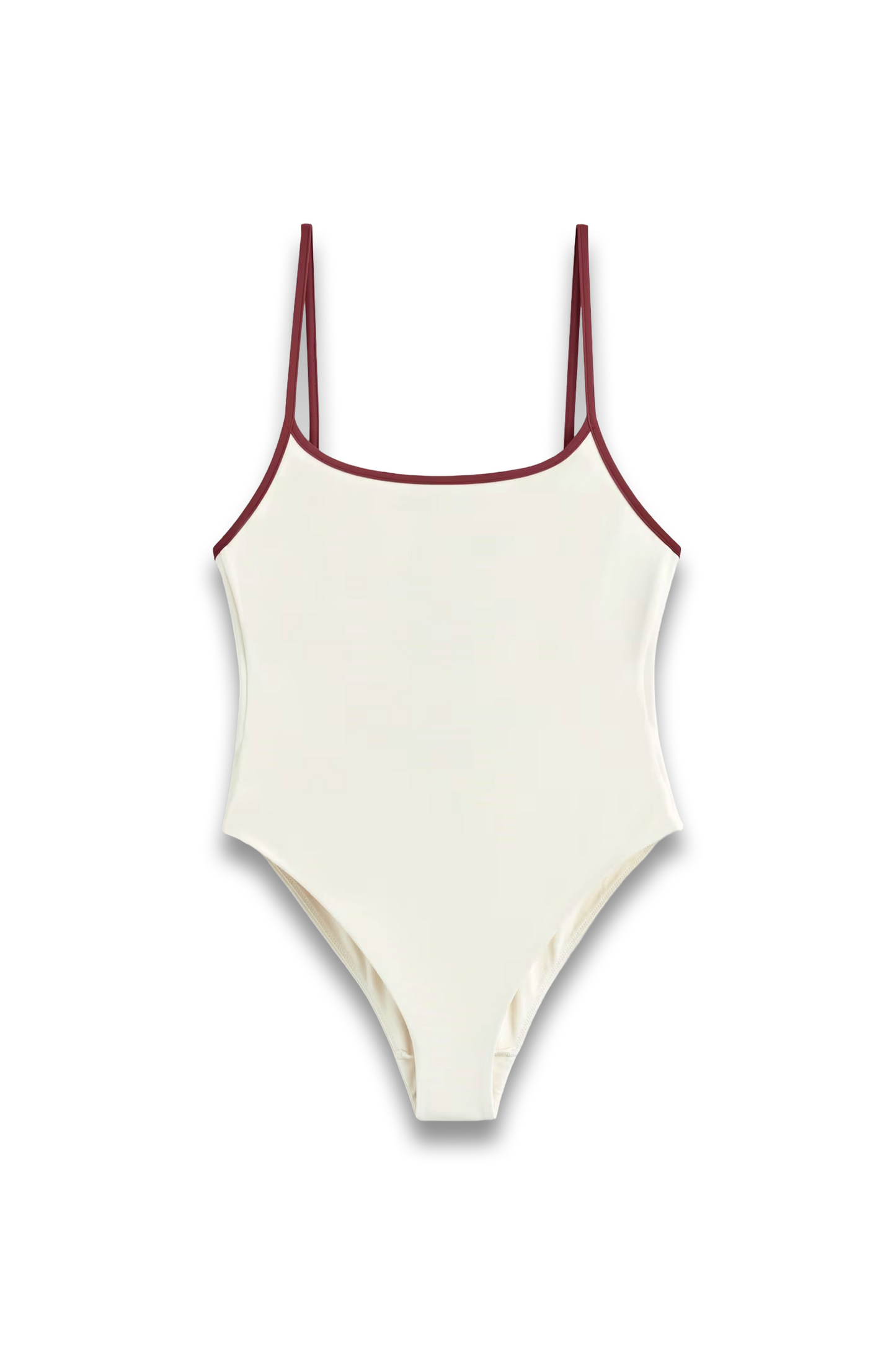 Contrast-trimmed Swimsuit