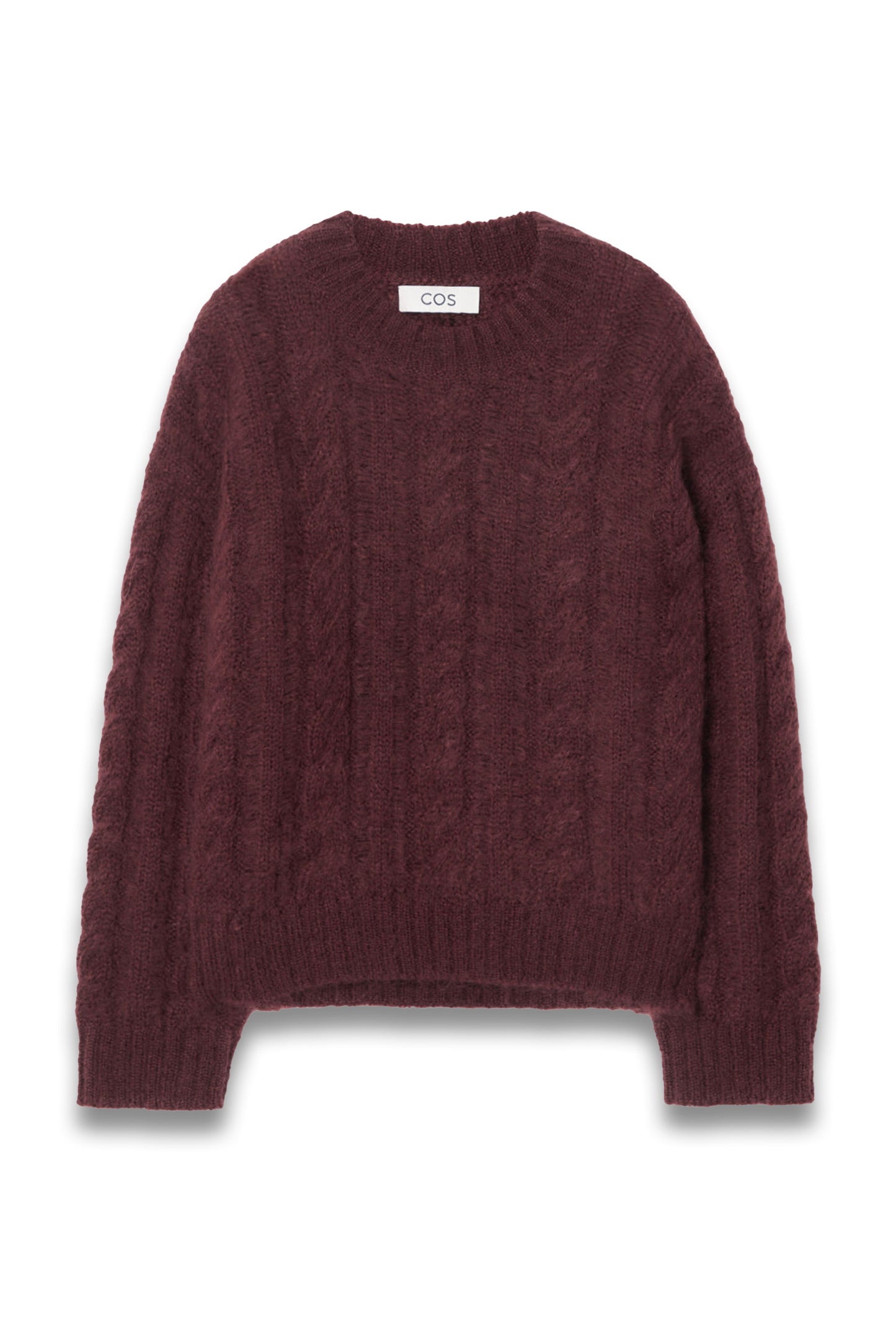 Cable-Knit Mohair Jumper