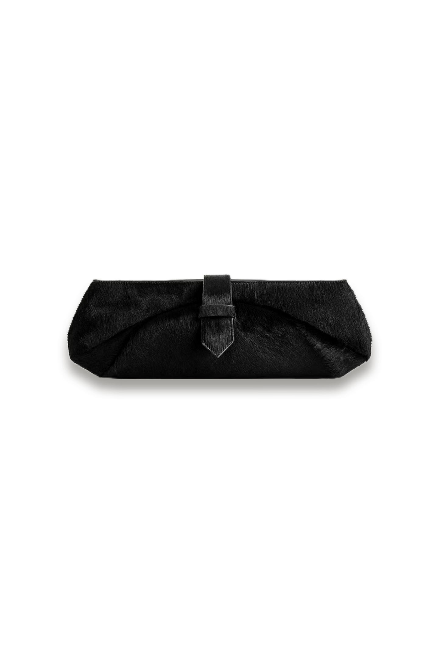 Belted Clutch Bag - Pony-Hair Leather