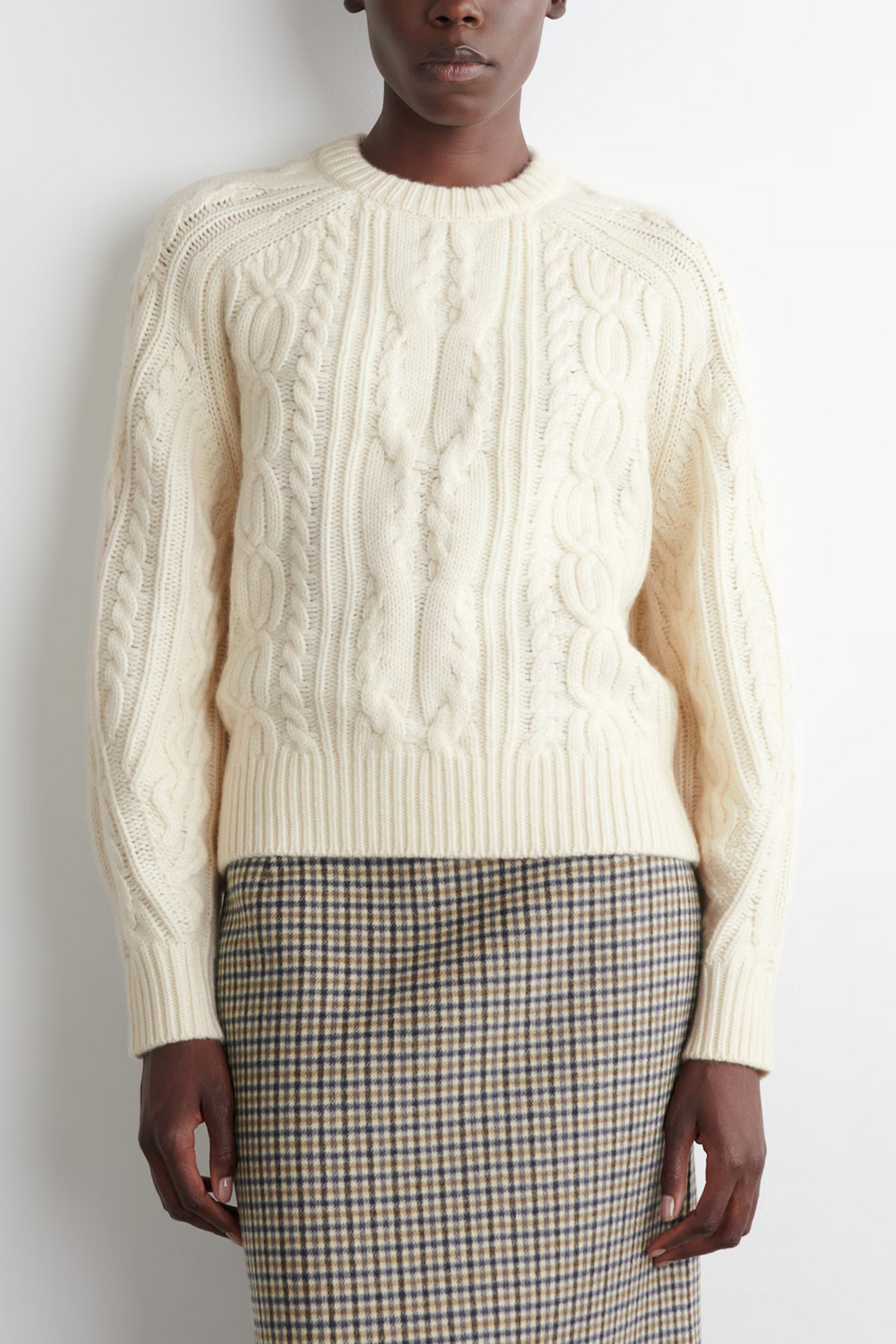 Cable-knit Wool-cashmere Jumper