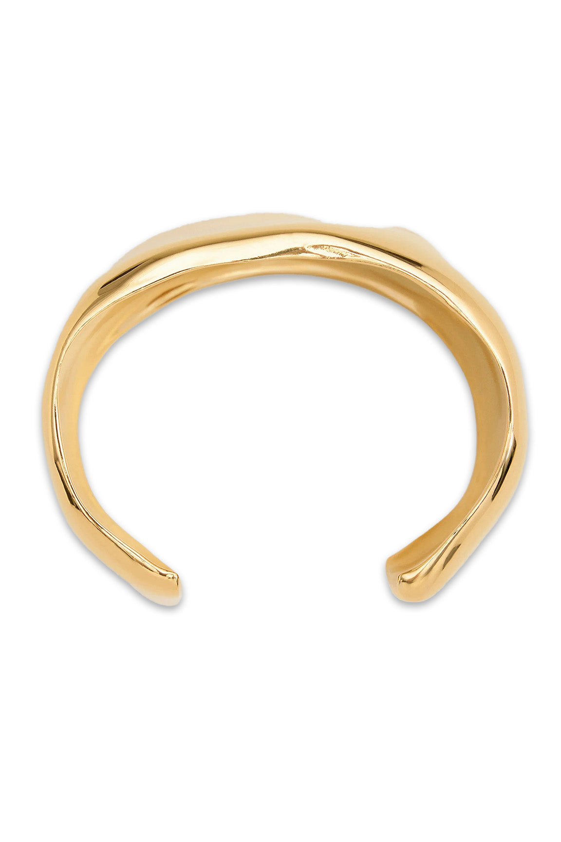 Gold Brass Dune Large Size Cuff
