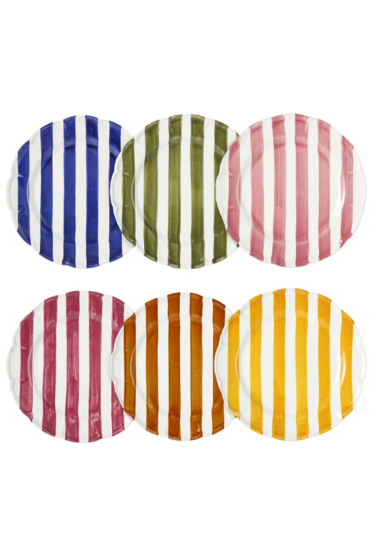 Righe Dinner Plates (Set Of 6)