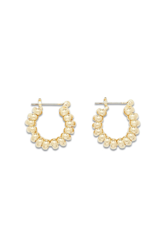 Camilla 14kt Gold-plated Hoop Earrings