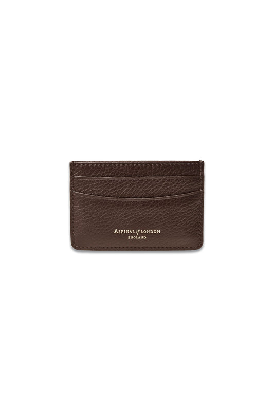Chocolate Pebble Slim Credit Card Holder