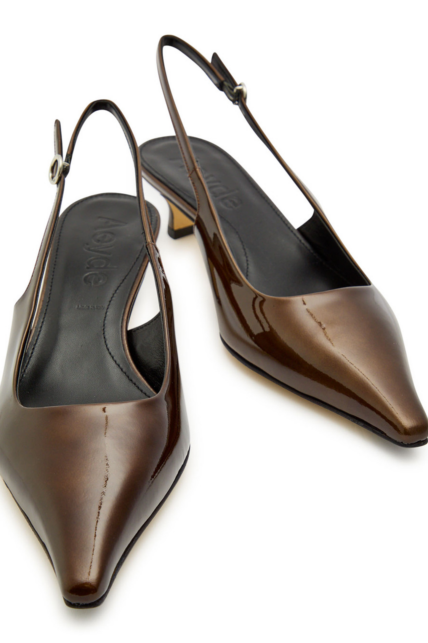 Catrina 35 Patent Leather Slingback Pumps