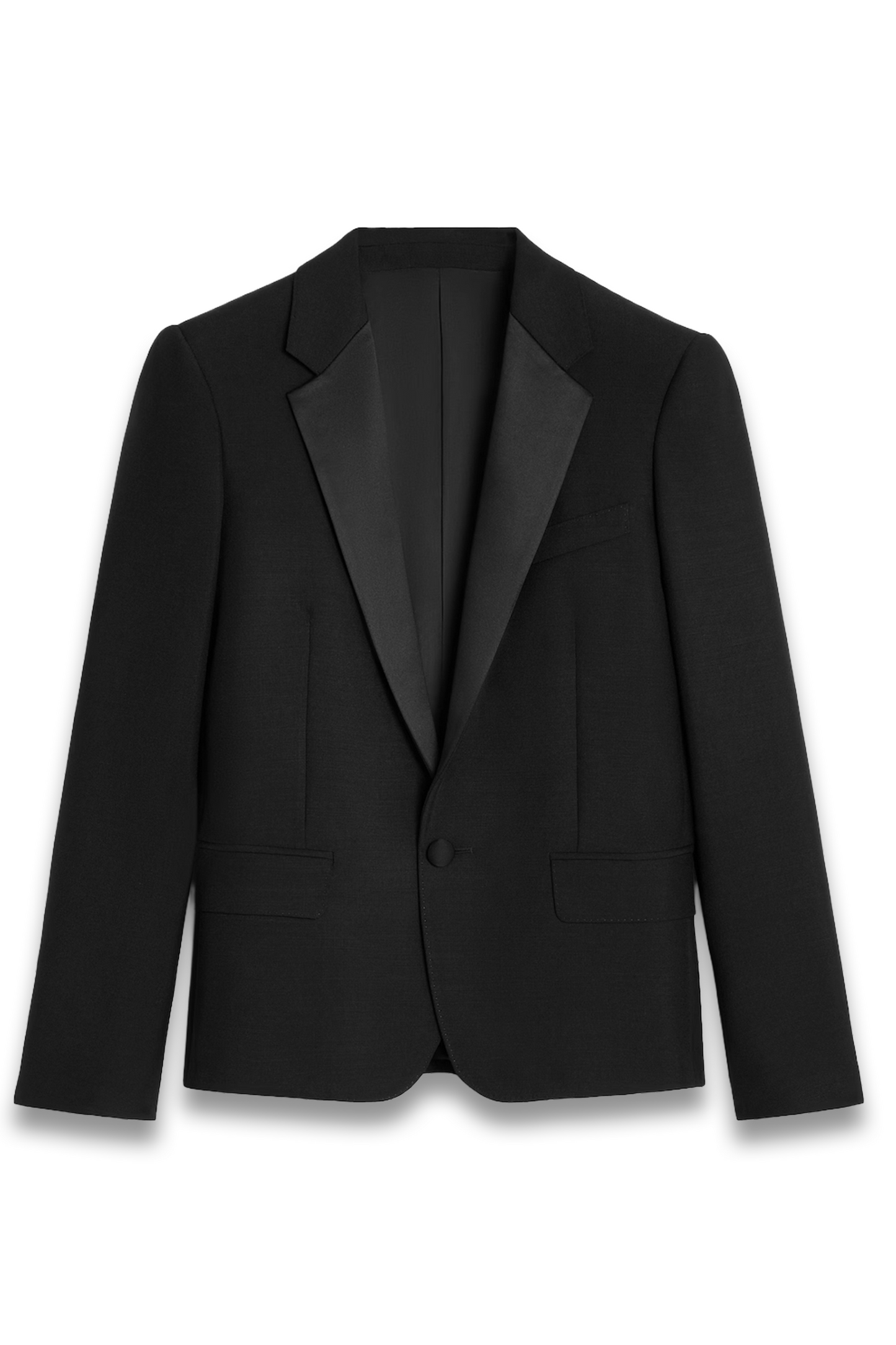 Short Tux Jacket In Wool And Mohair
