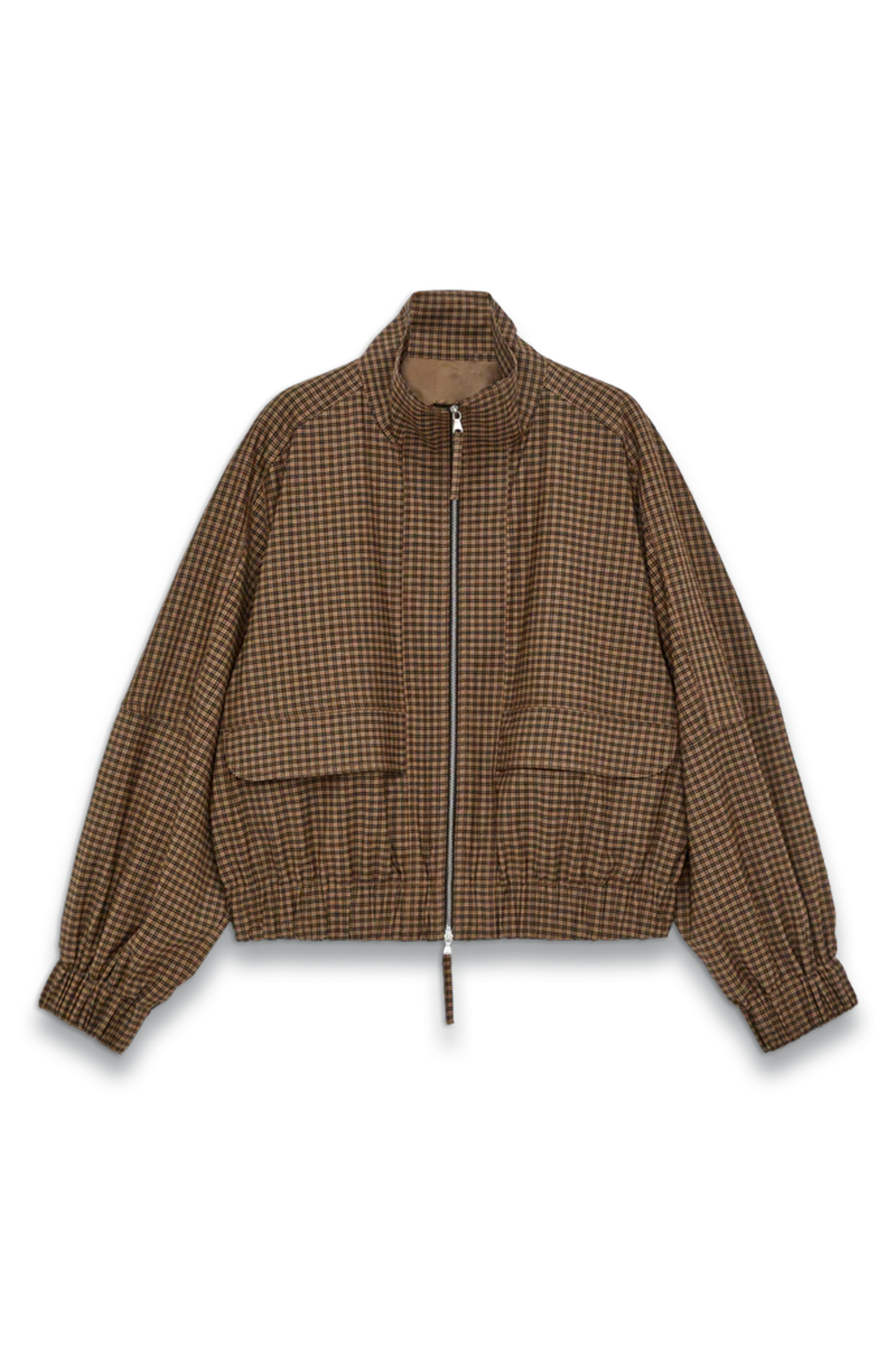 Checked Zip Jacket