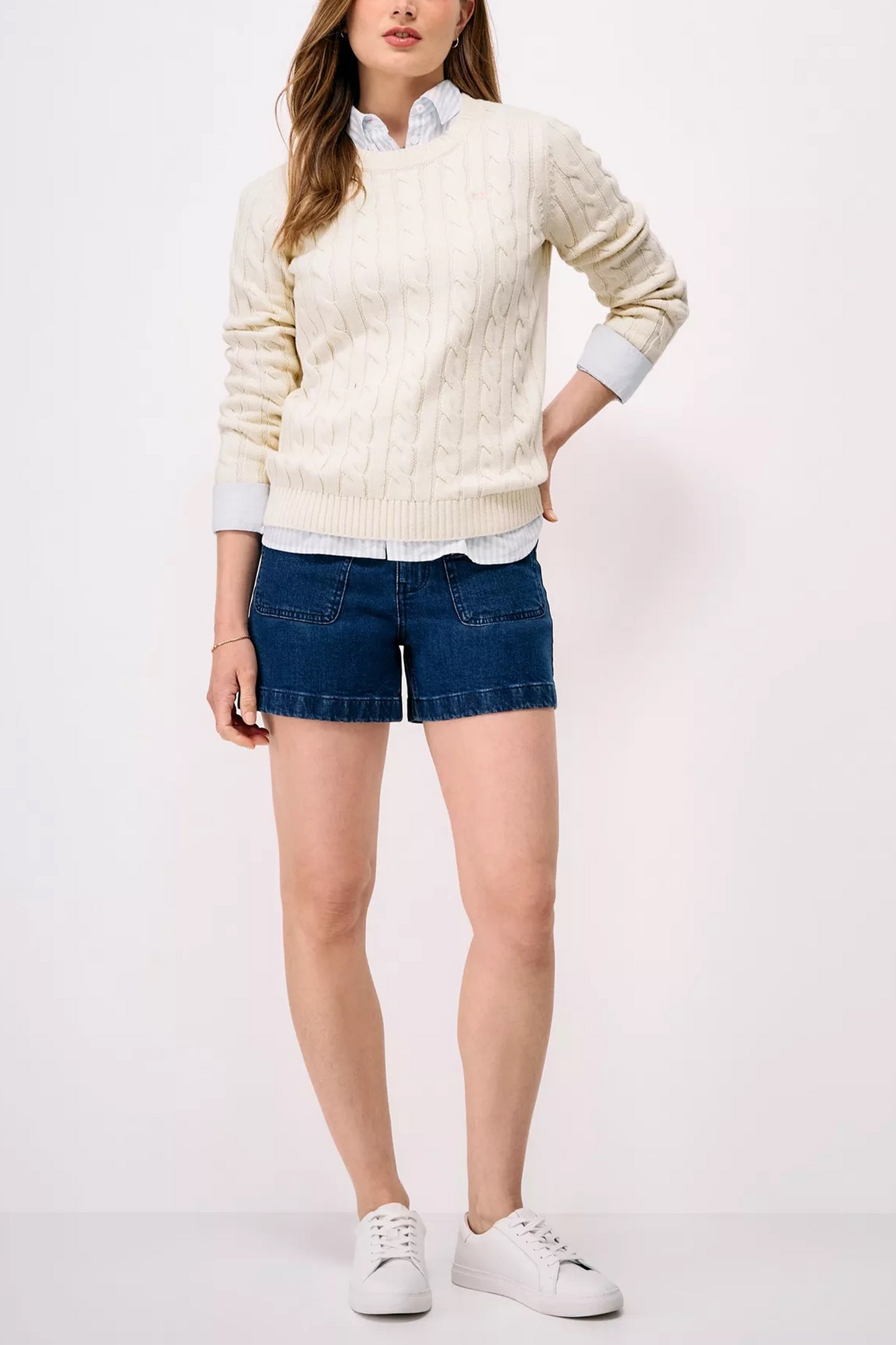 Chunky Knit Jumper, Cream