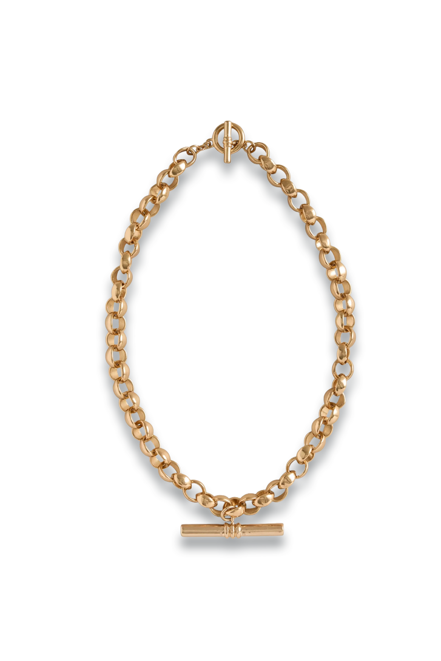 Chunky T-Bar Chain Necklace