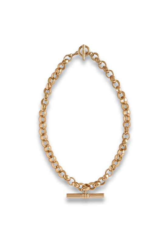 Chunky T-Bar Chain Necklace
