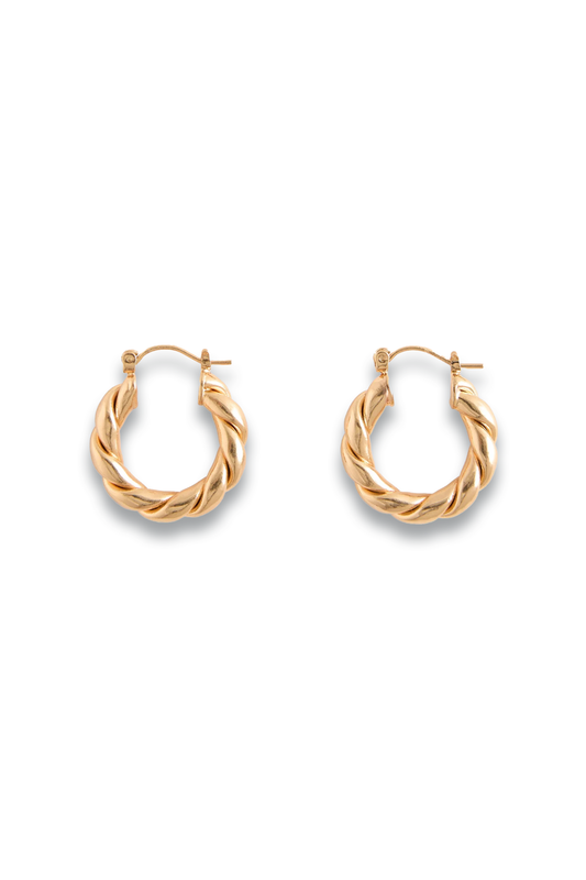Chunky Twist Hoops