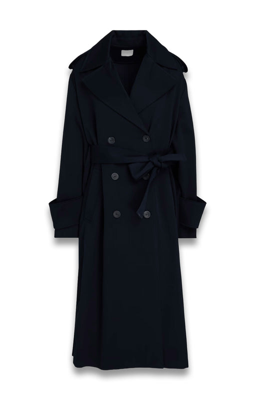 Cotton-Twill Trench Coat