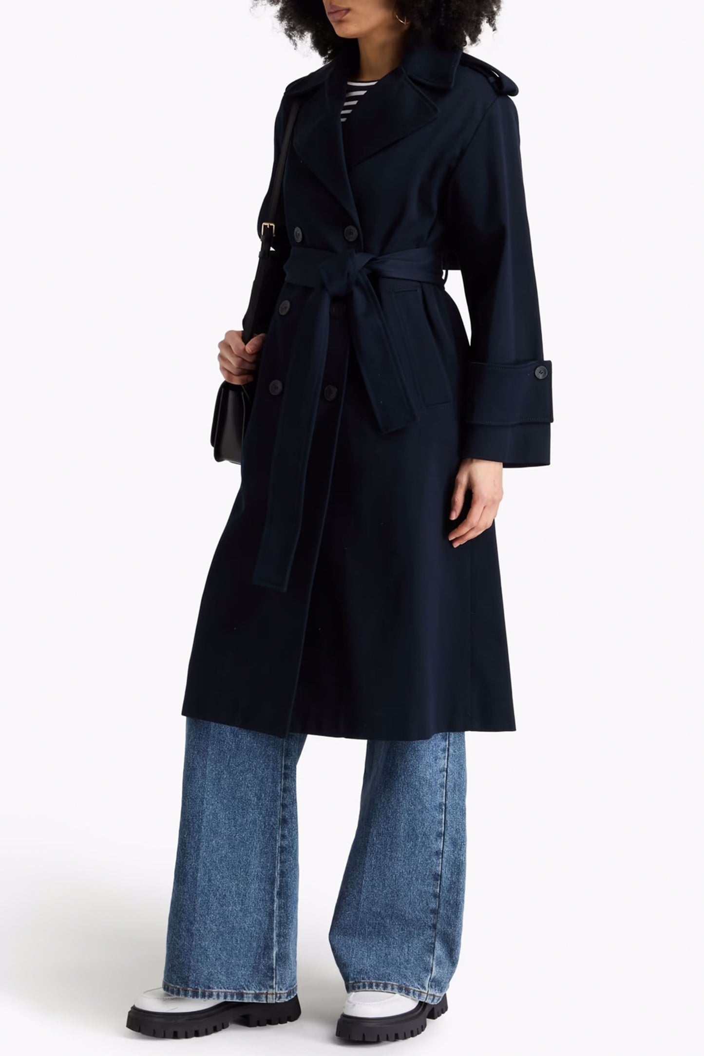 Cotton-Twill Trench Coat