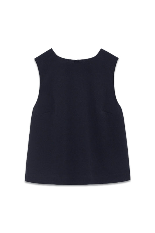 Clever Crepe Altino Top Navy