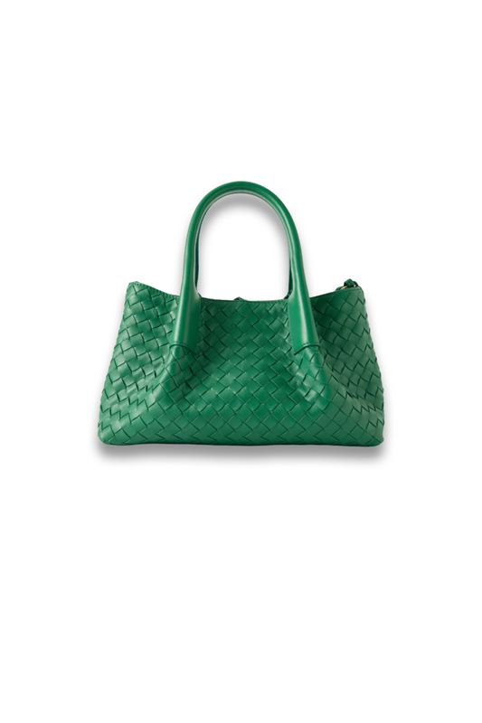 Pinacoteca Small Intrecciato Leather Tote