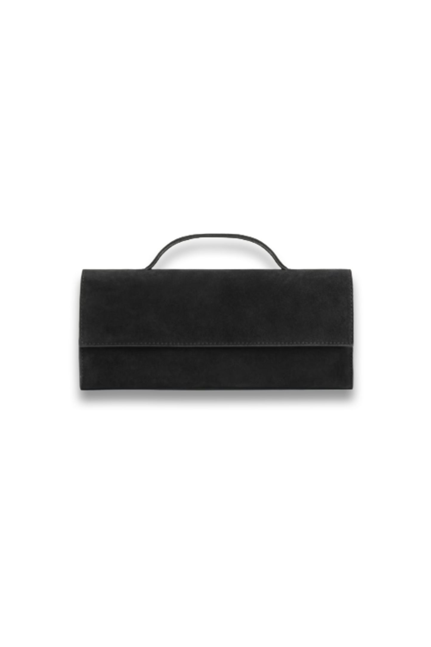 Suede Gallery Clutch Bag