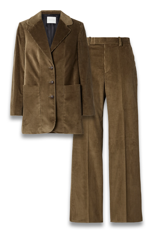 Harry Cotton-corduroy Blazer and Taylor Straight-leg Pants