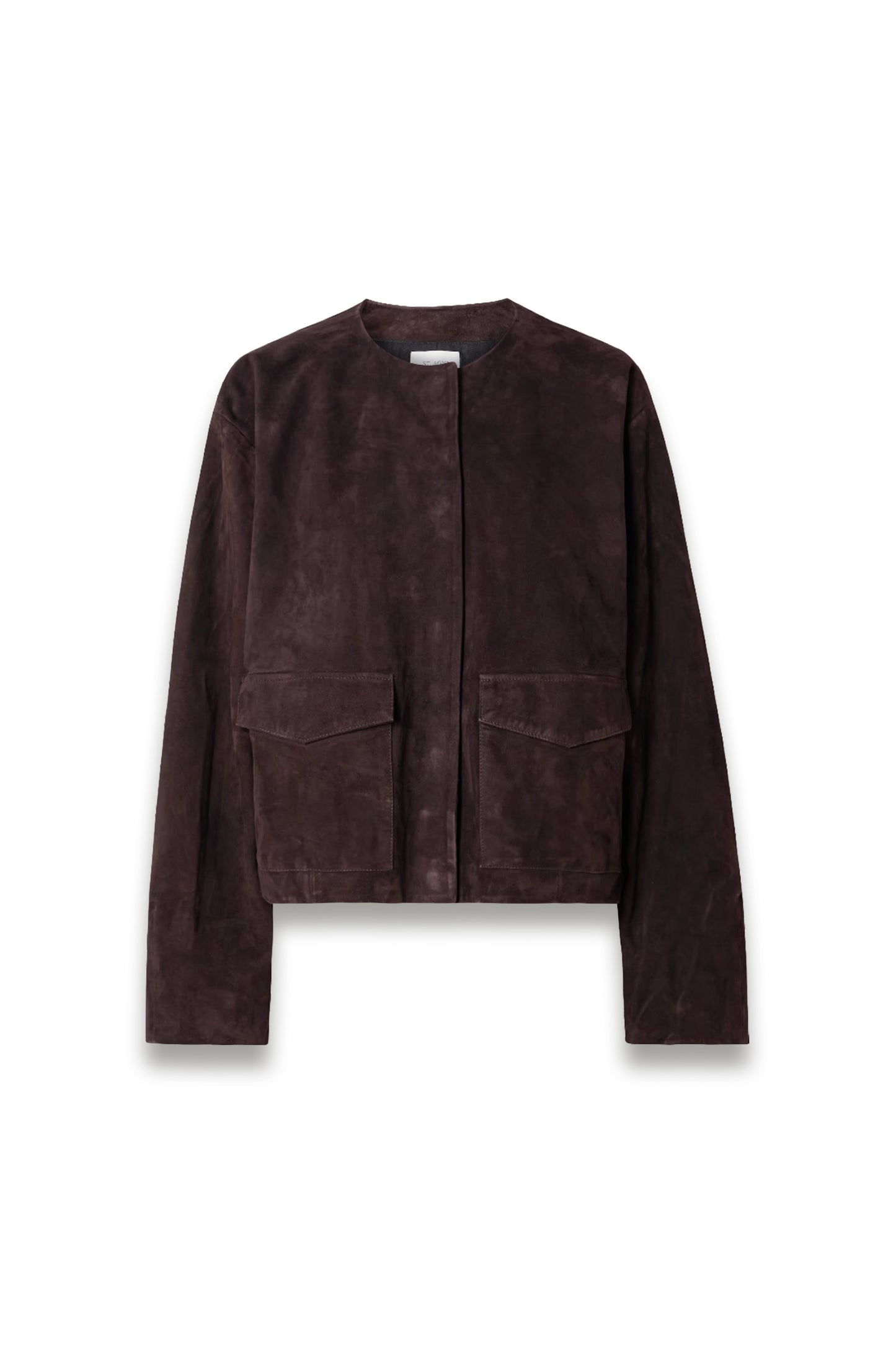 Utility Cocoon Suede Jacket