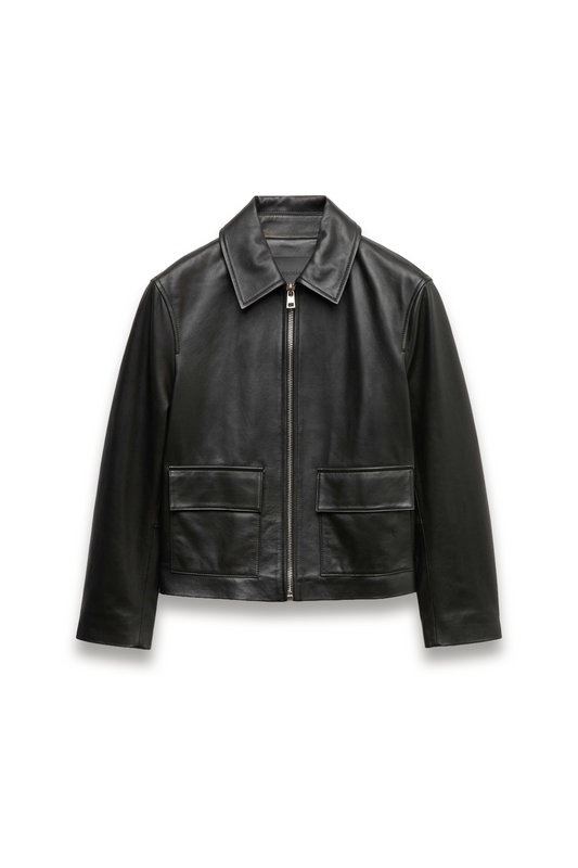 Pure Leather Trucker Jacket