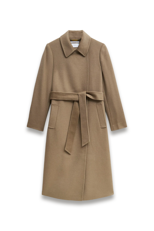Livia Wool Wrap Coat