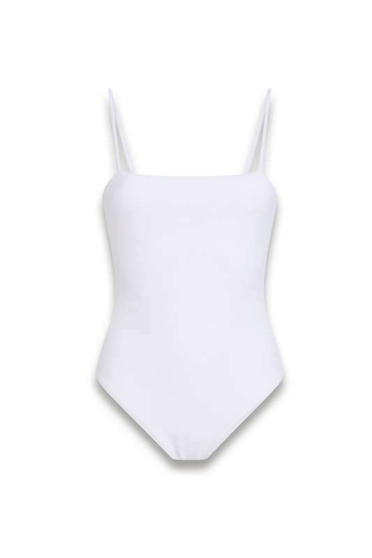 Paloma Cutout Piqué Swimsuit