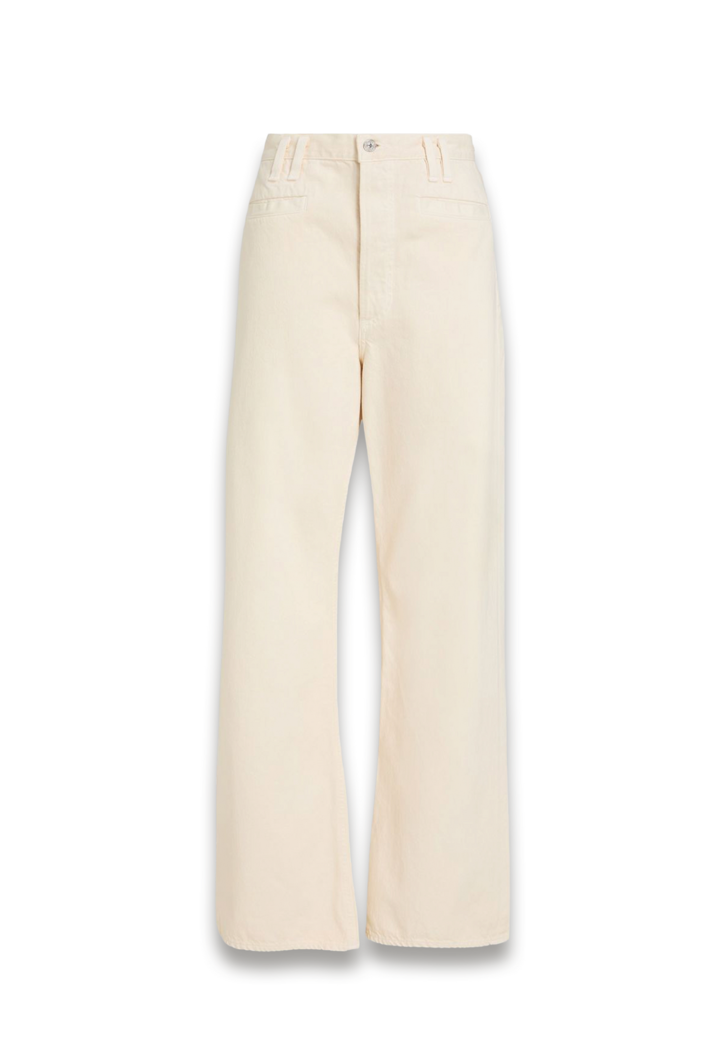 Cotton-twill Wide-leg Pants