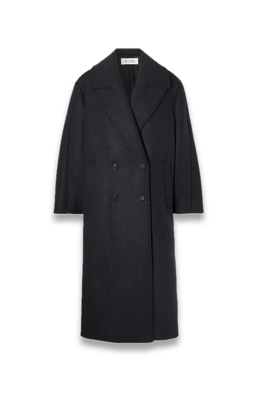 Ezra Oversized Double-breasted Wool-blend Coat