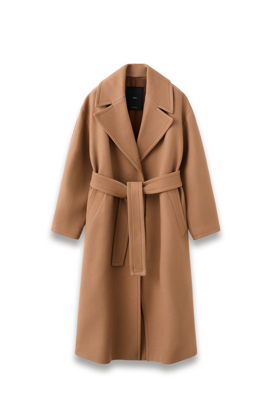 Manteco Wool Coat with Belt